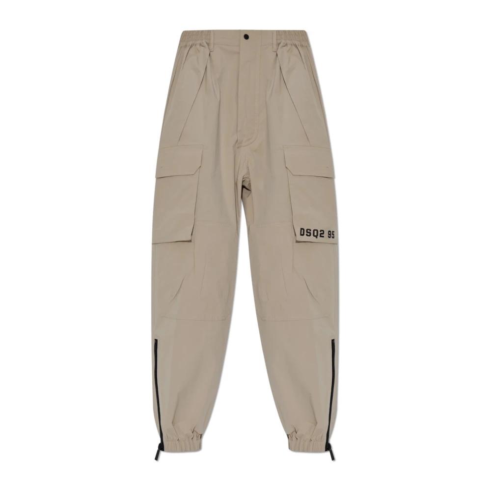 Dsquared2 Broek met zakken Beige Heren