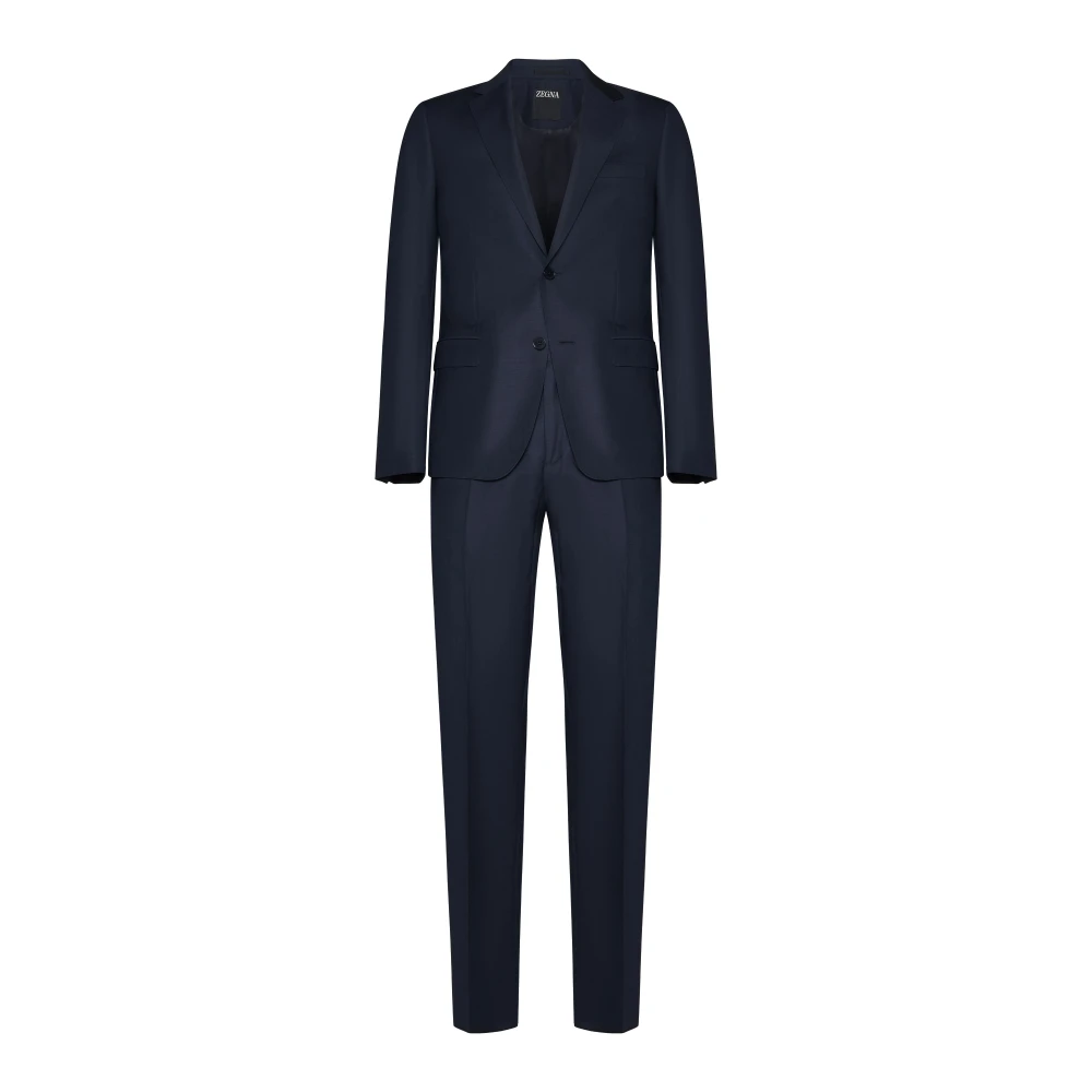 Ermenegildo Zegna Blå Klänning Regular Fit Blue, Herr