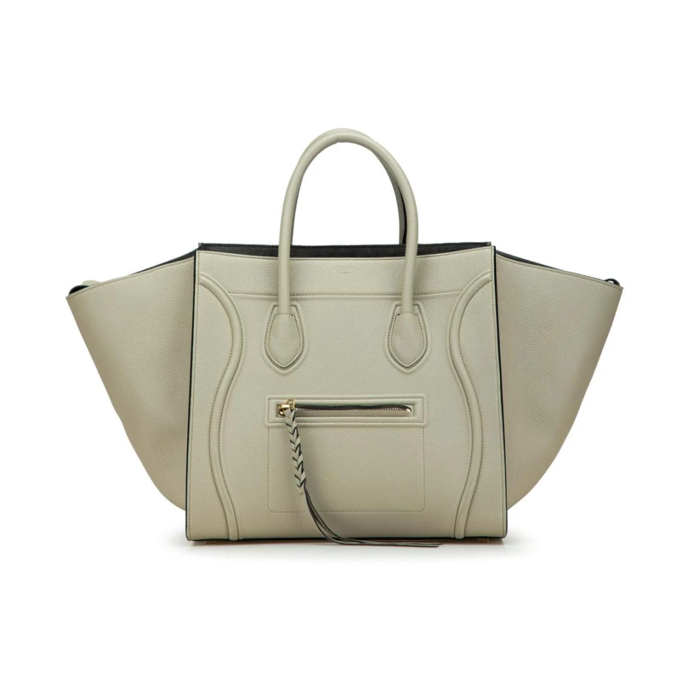 Celine Vintage Women's Brown Pre-Owned Leather Handbag