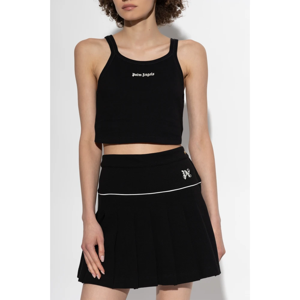Palm Angels Strap Top Black Dames