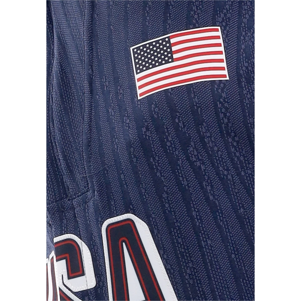 Nike USA Basketball Zip Hoodie Sweatshirt Blue Heren