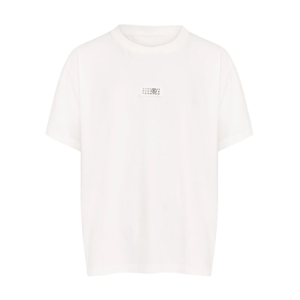 Mm6 Maison Margiela Men's White T-Shirt For Aw25 - T-Shirts - Xl - Tops
