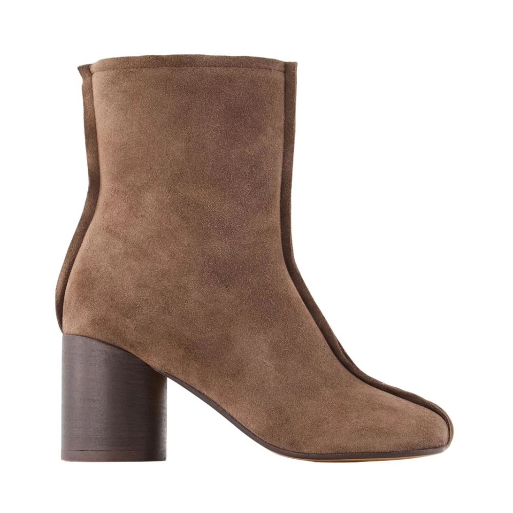 Mm6 Maison Margiela Donna Marrone - Stivaletti - Pelle - Shoes - 38 Eu