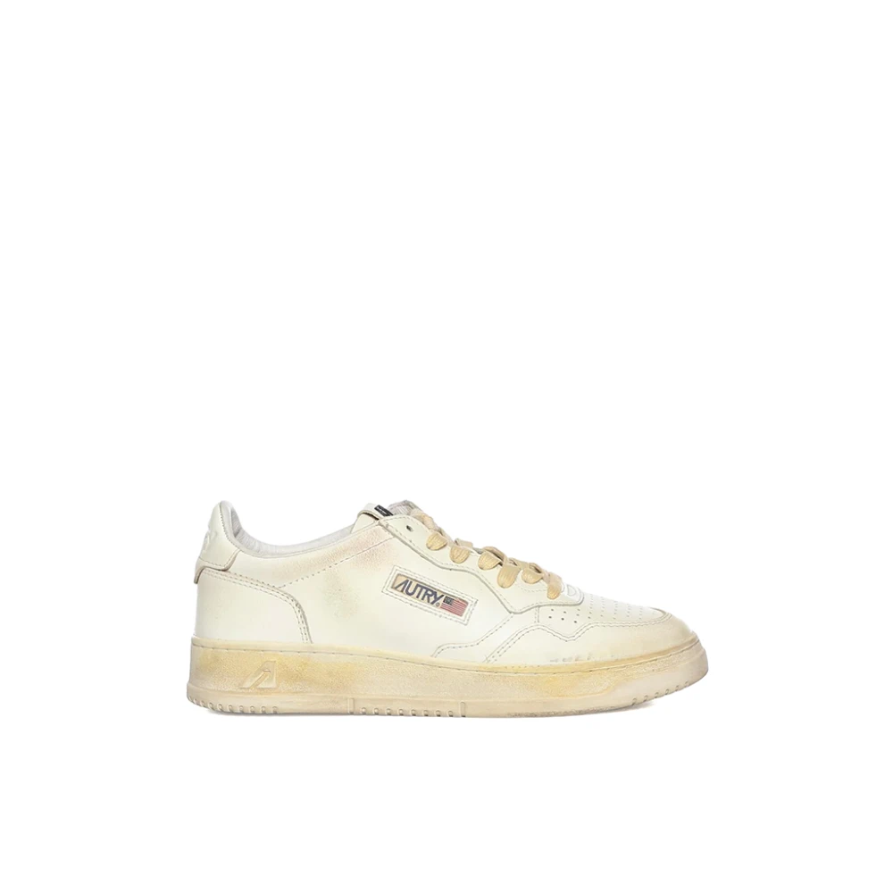Autry Medalist Super Vintage Heren Schoenen Wit