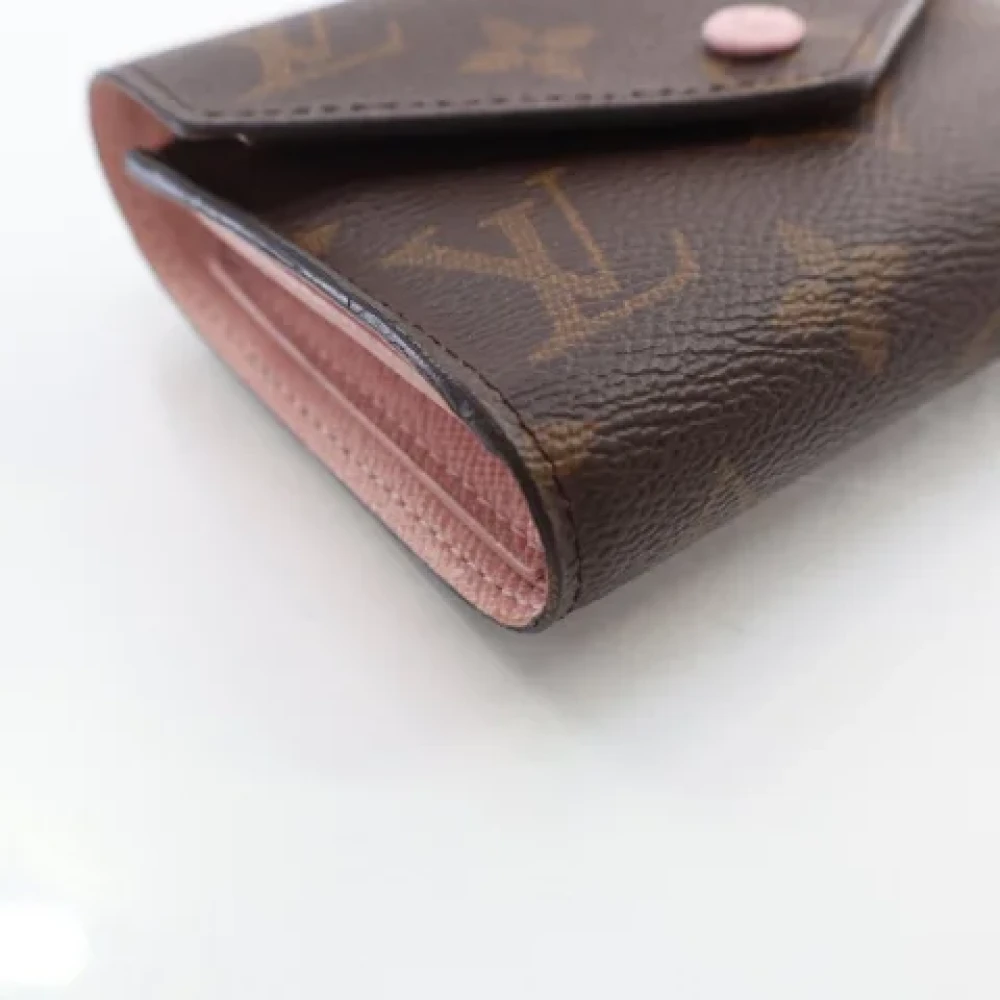 Louis Vuitton Vintage Pre-owned Coated canvas wallets Brown Dames