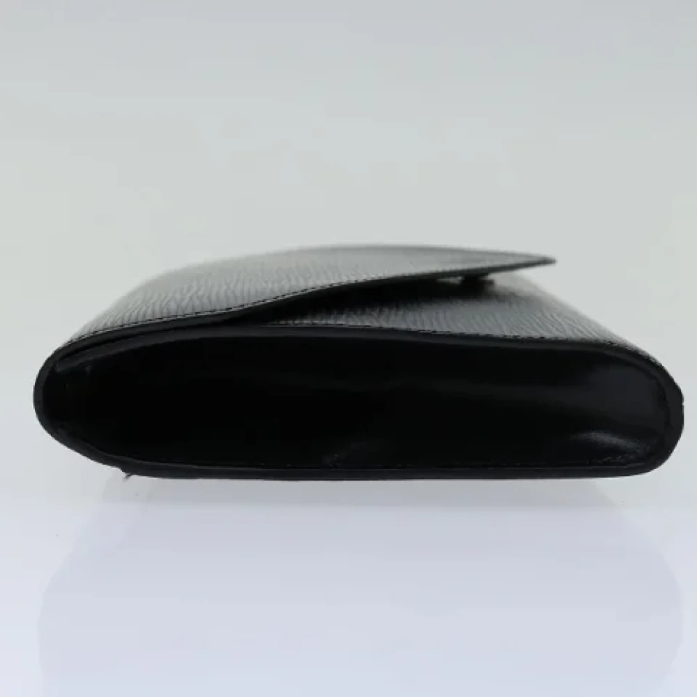 Louis Vuitton Vintage Pre-owned Leather clutches Black Dames