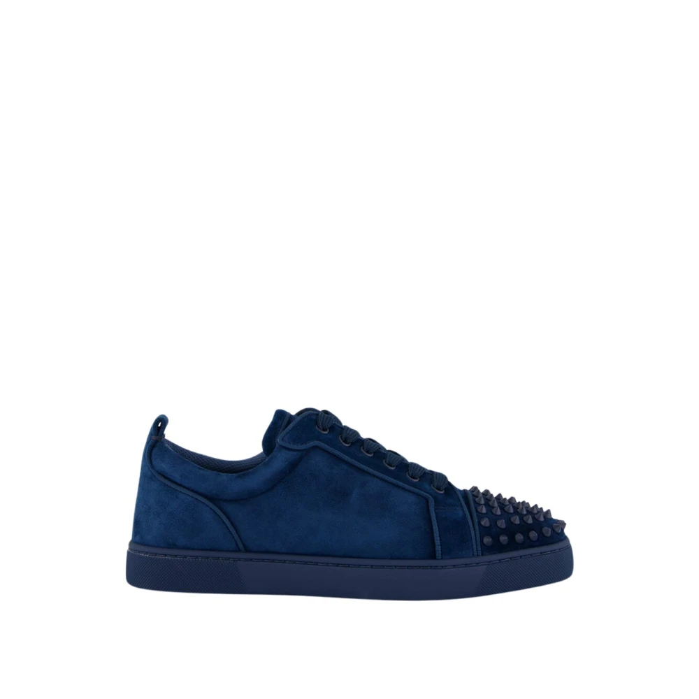 Christian Louboutin Louis Junior Spikes Orlato Sneakers Heren Schoenen Blauw