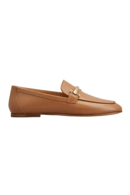 Läder Moccasin i Cuoio Färg