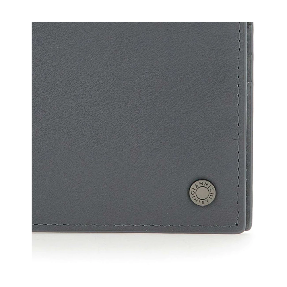 Gianni Chiarini Gladleren Portemonnee Gray Heren