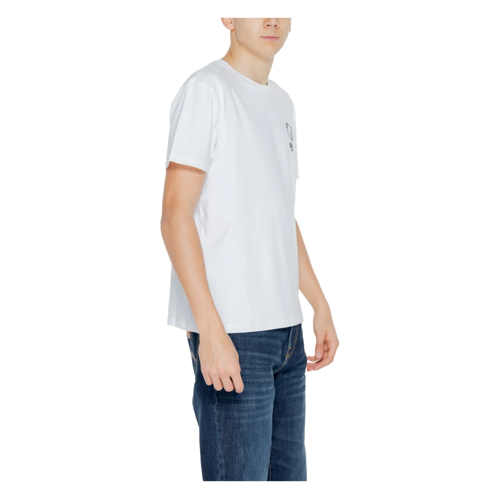 Moschino Heren T-shirt Lente Zomer Collectie White Heren