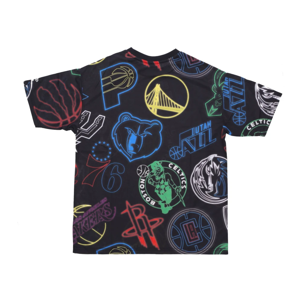 new era NBA All Over Print Tee Multicolor Heren