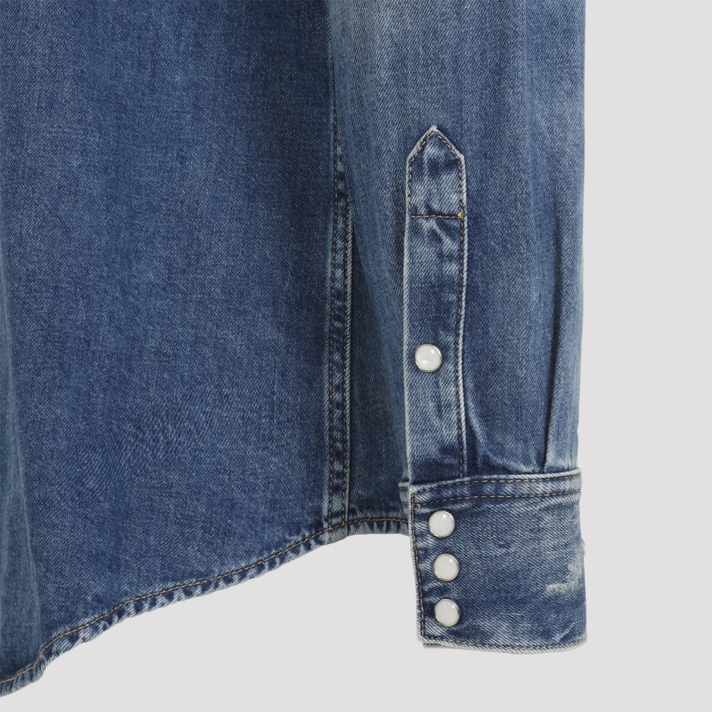 Givenchy Klassiek Overhemd Blue Heren
