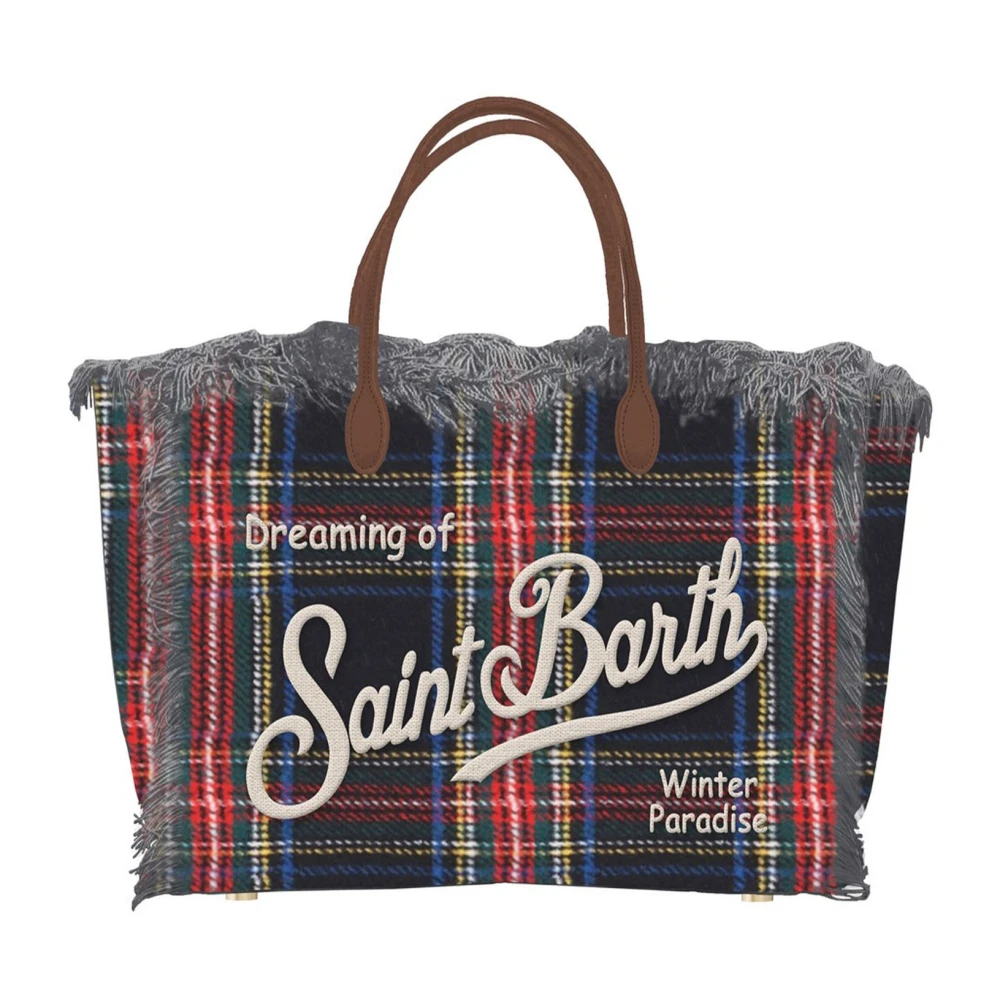 MC2 Saint Barth Tartan Mini Vanity Handtas Multicolor Dames