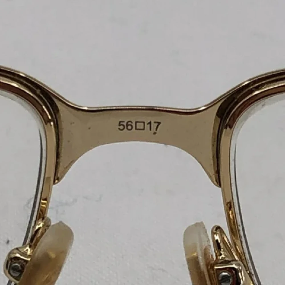 Gucci Vintage Tweedehands Gucci-brillen in goudmetaal Yellow Dames