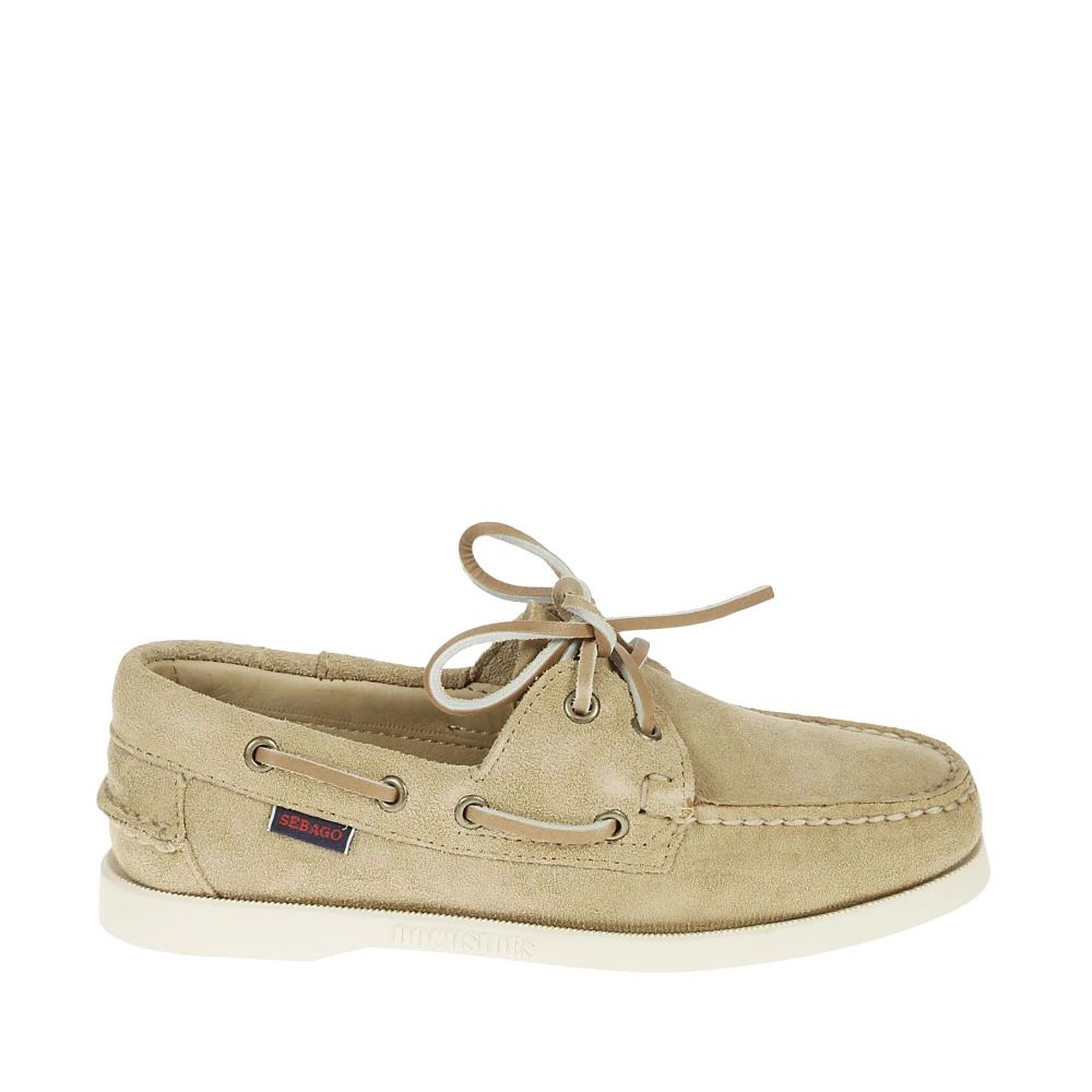 Sebago Women's Beige Boat Shoes, 4 Uk, Portland Flesh Out