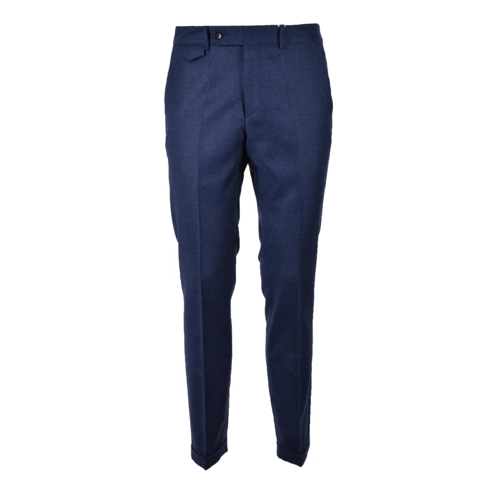 Paoloni Wolmix Stretchbroek Blue Heren
