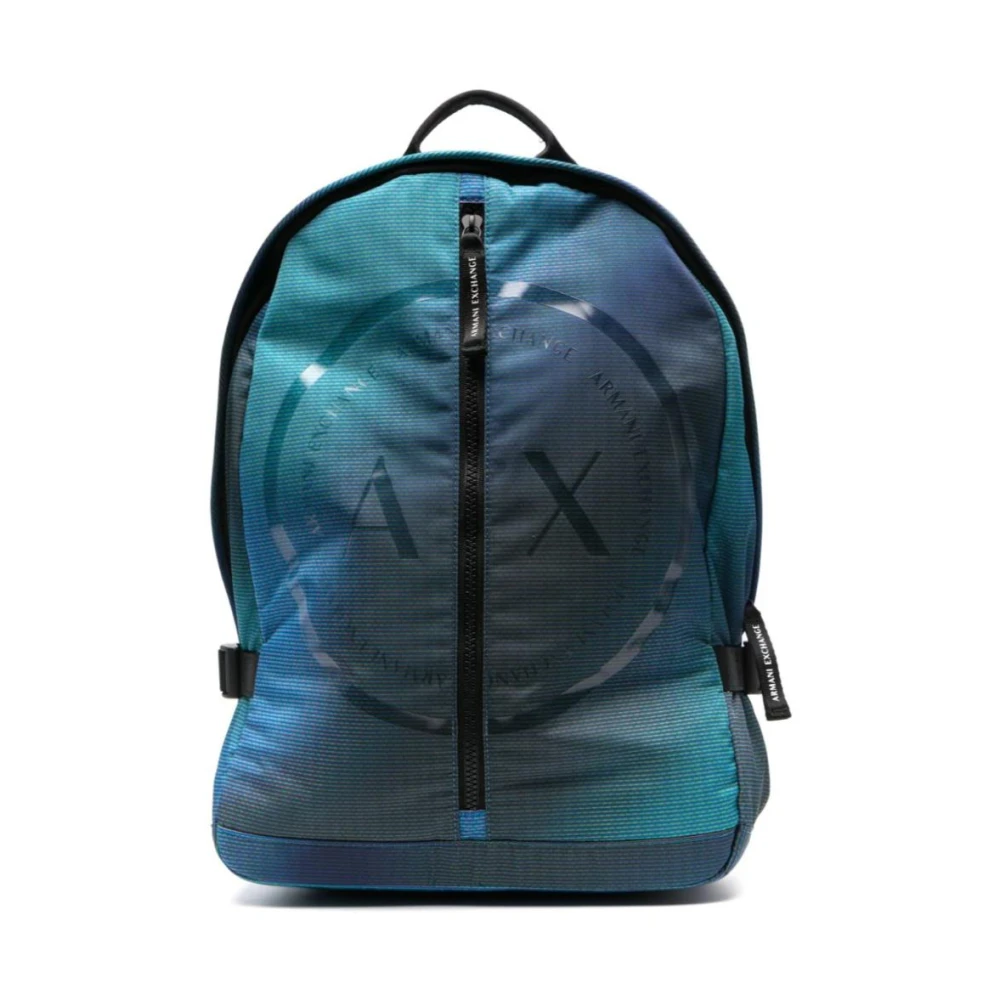 Ar i Exchange Geometrische Logo Print Rugzak Blue Unisex
