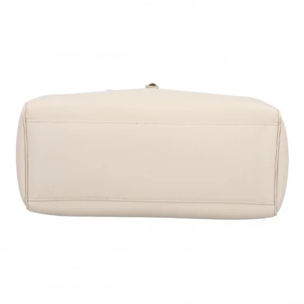 Celine Vintage Pre-owned Leather celine-bags Beige Dames