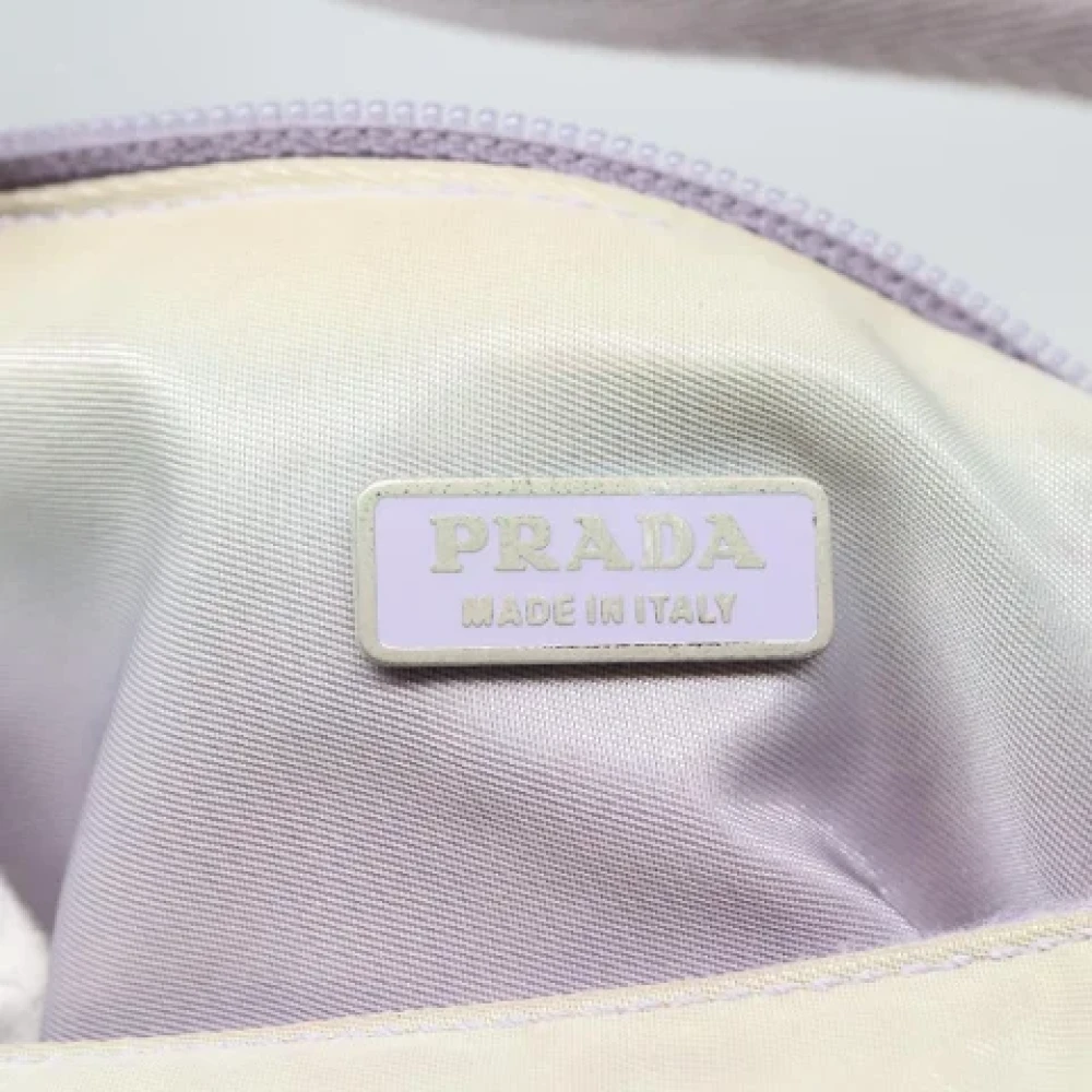 Prada Vintage Pre-owned Fabric prada-bags Purple Dames