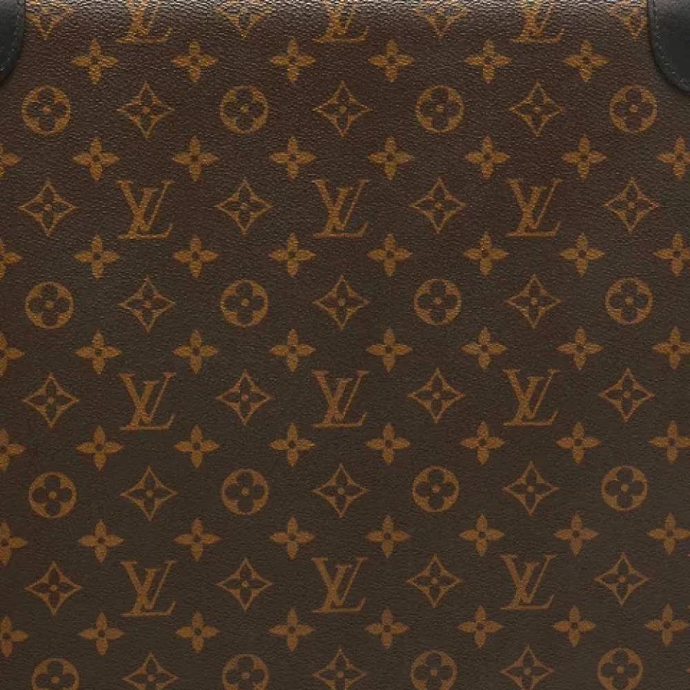 Louis Vuitton Vintage Pre-owned Coated canvas travel-bags Brown Heren