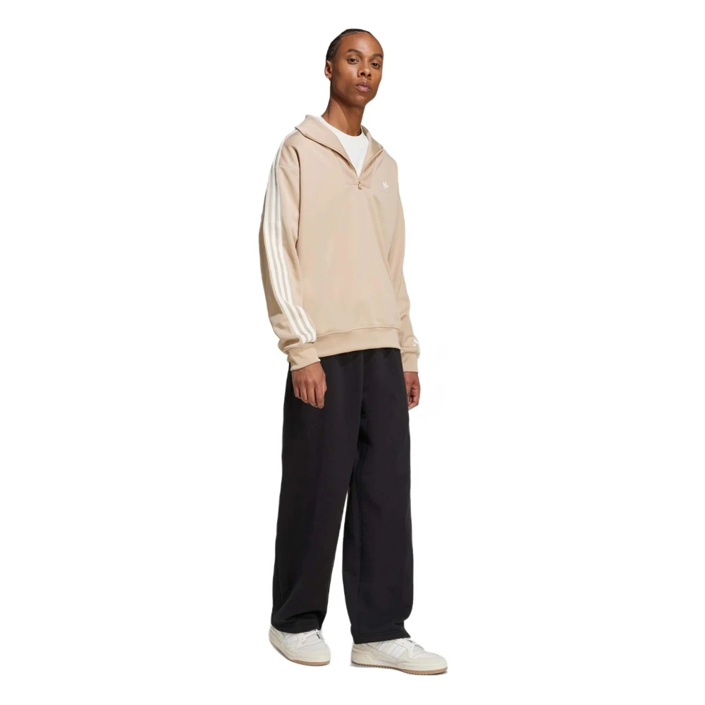 Adidas Adicolor Funnel Hals Jas Beige Heren