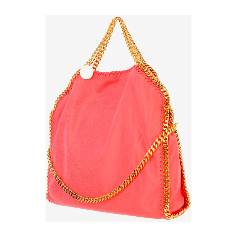 Stella Mccartney Shaggy Deer Chain Trim Tas Pink Dames