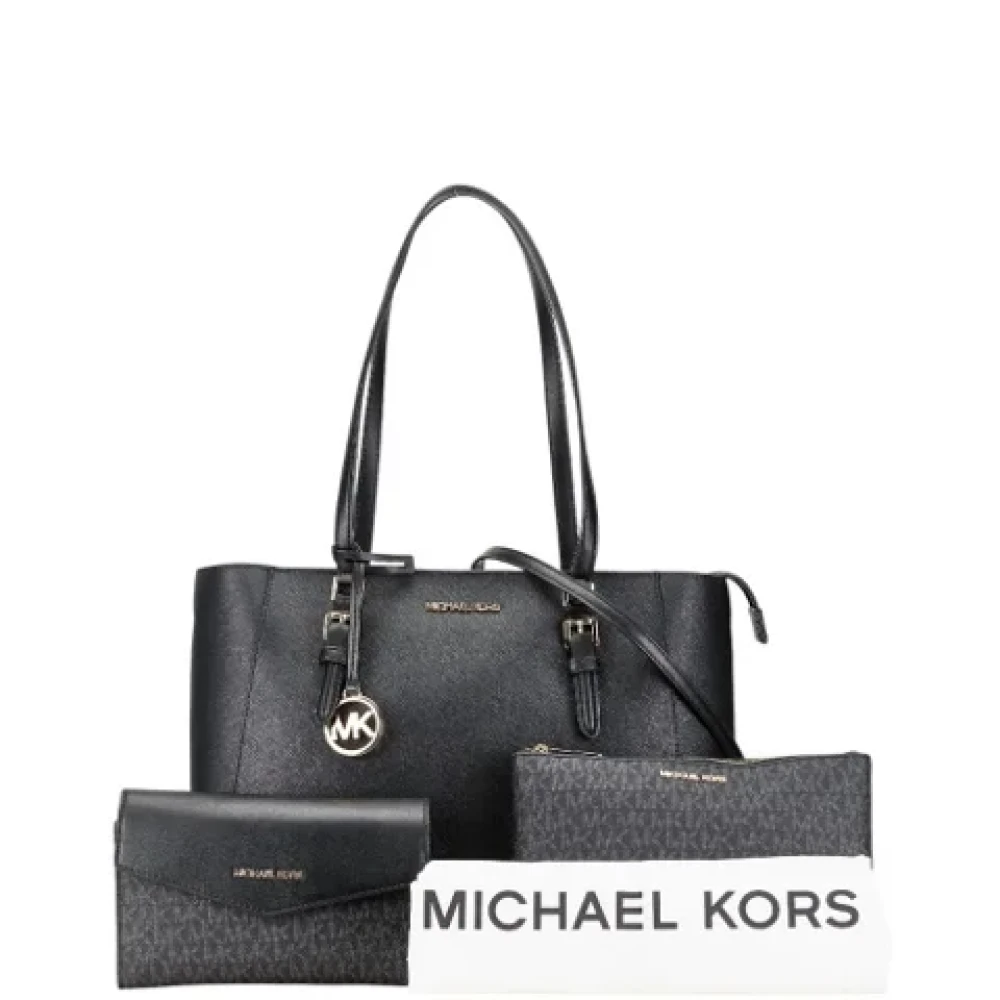 Michael Kors Pre-owned Leather handbags Black Dames