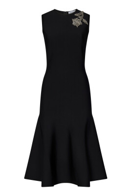 black-midi-dress-with-silver-embroidery