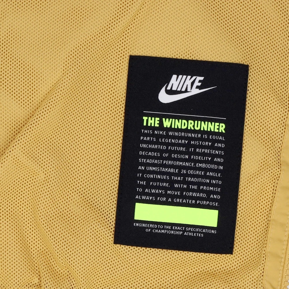 Nike Windrunner Windbreaker Jack Yellow Heren