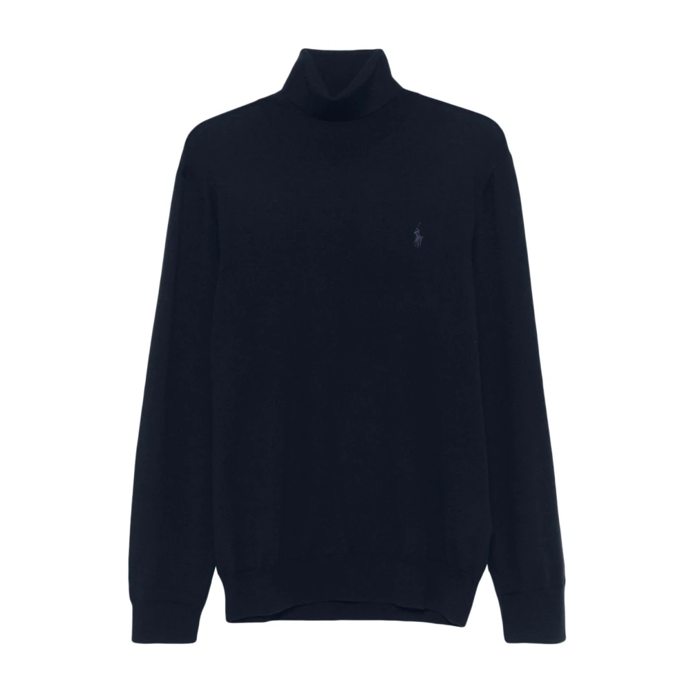 Polo Ralph Lauren Men's Blue Turtlenecks, Xl, Turtleneck Jumper