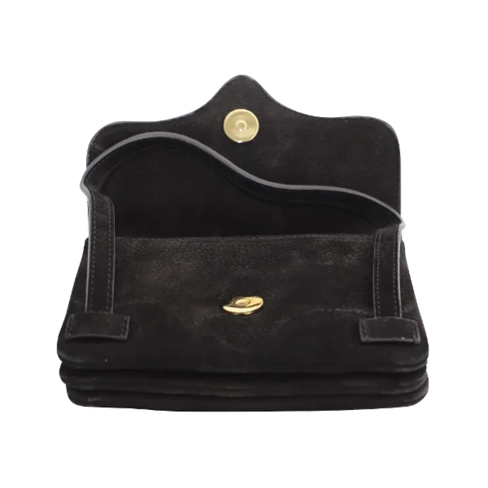 Jacquemus Pre-owned Suede handbags Black Dames