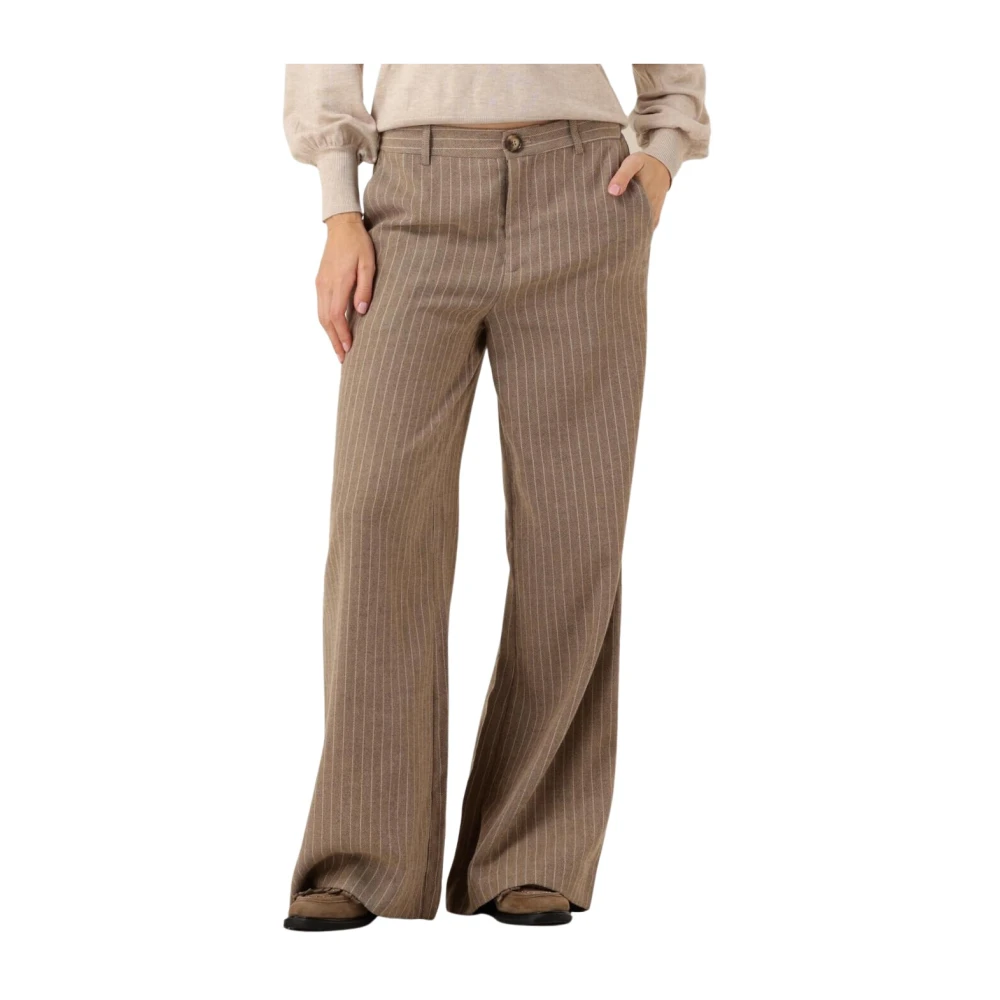 MOS MOSH Bruine Elegante Pantalon Maddie Enya Brown Dames