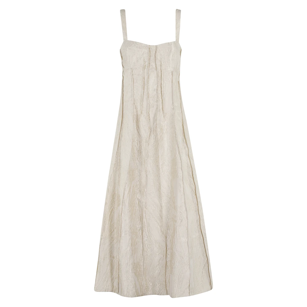 Simkhai Elegante Bloemenjurk voor Vrouwen Beige Dames