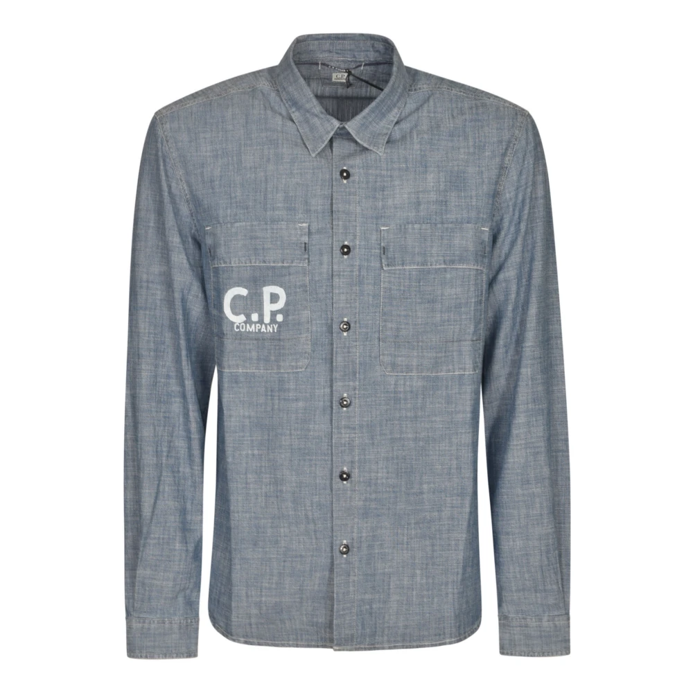 C.P. Company Stijlvolle Overhemden Collectie Gray Heren