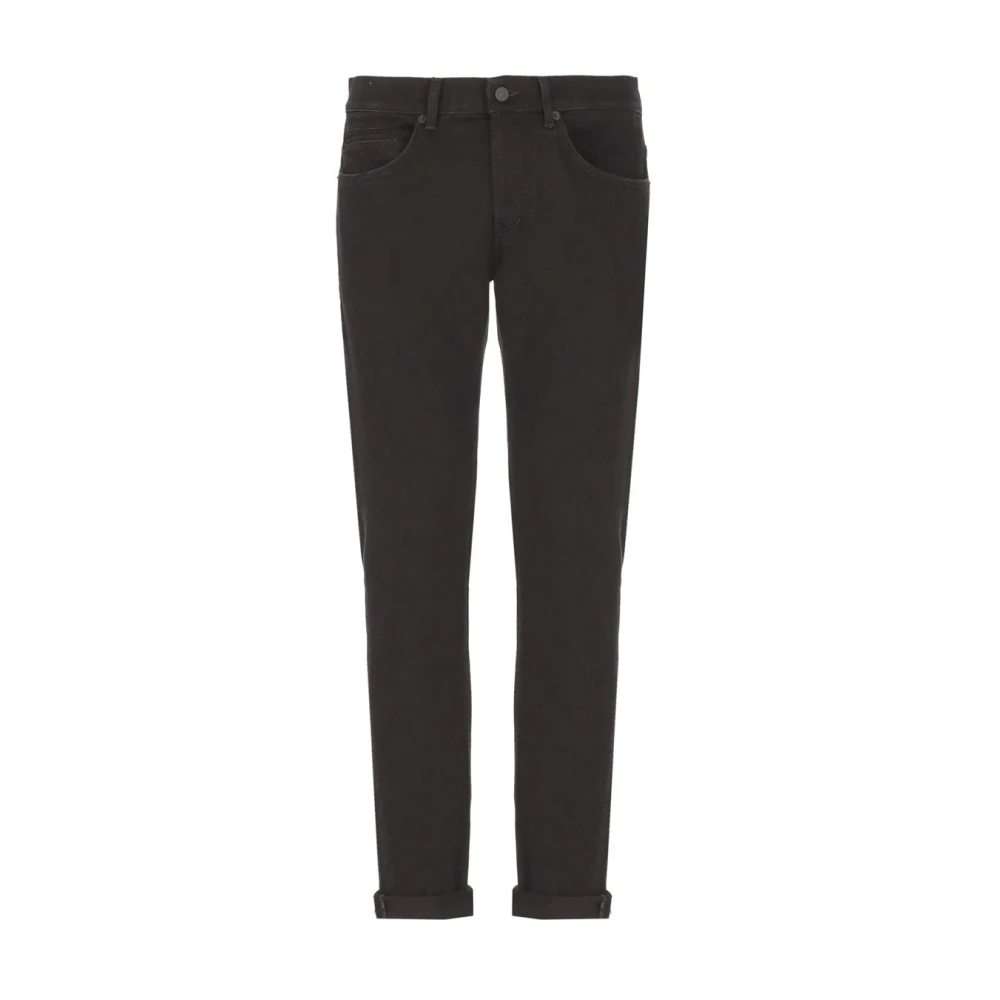 Dondup Klassieke Denim Jeans voor Heren Black Heren