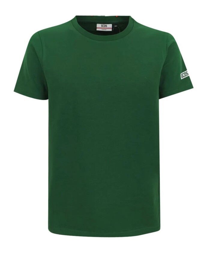 essentials-maillot-jersey-vert-logo-manches-courtes