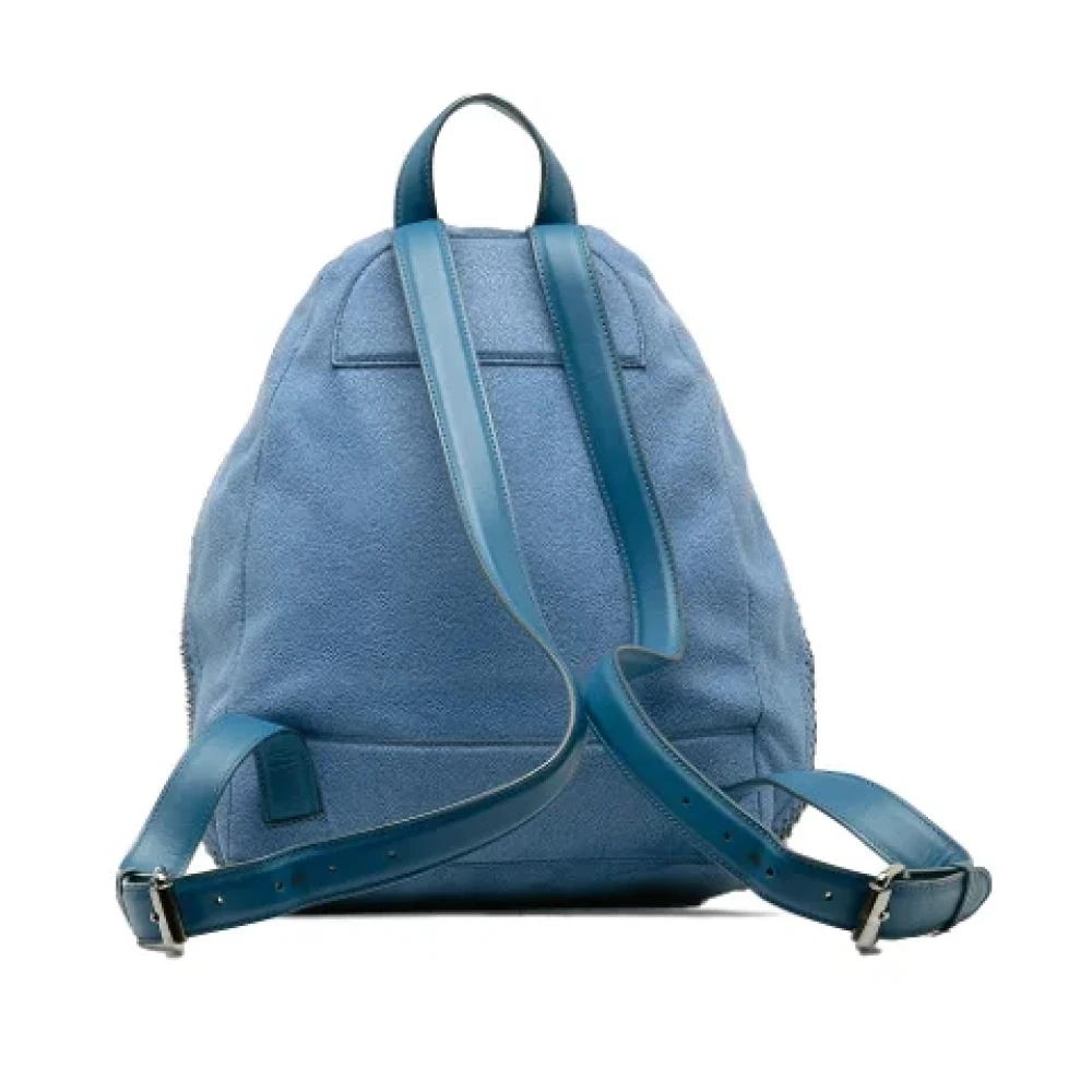 Stella McCartney Pre-owned Fabric backpacks Blue Dames