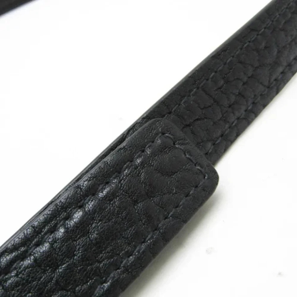 Prada Vintage Pre-owned Leather belts Black Heren