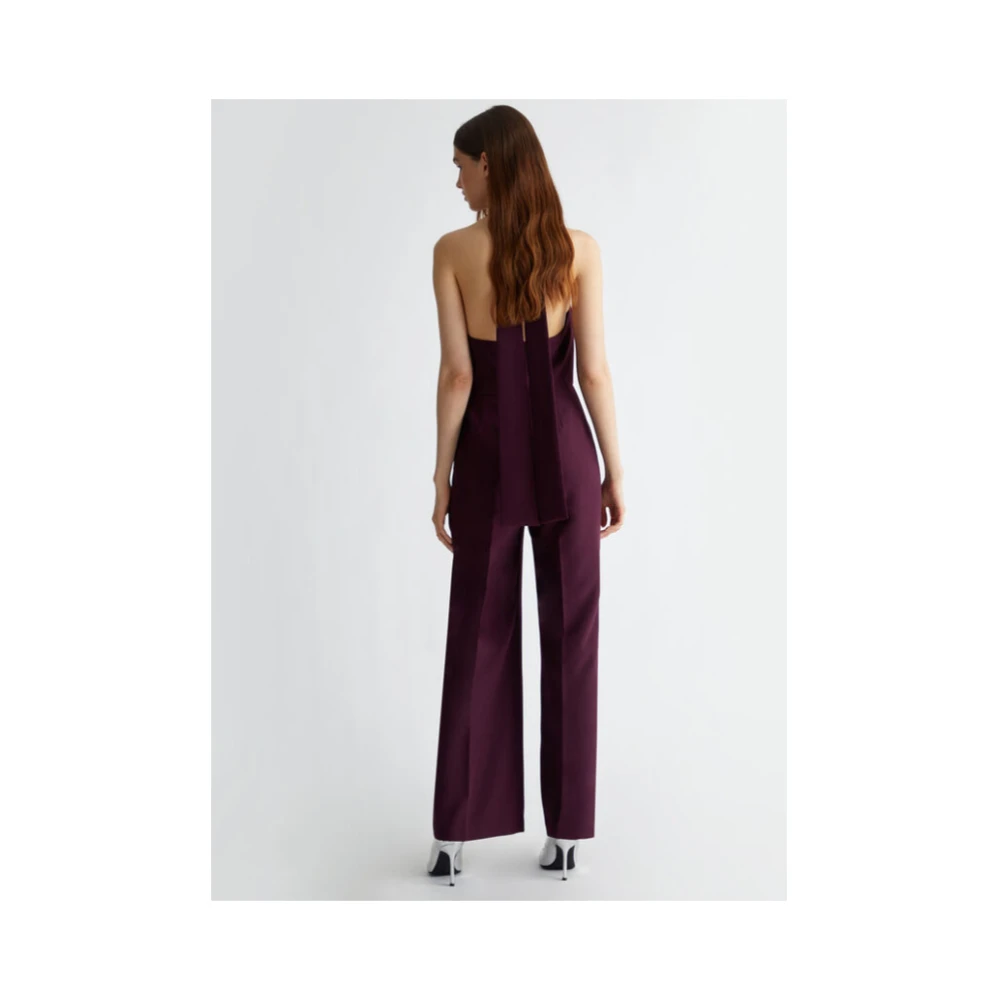 Liu Jo Stretch Jumpsuit met Sjaal Red Dames