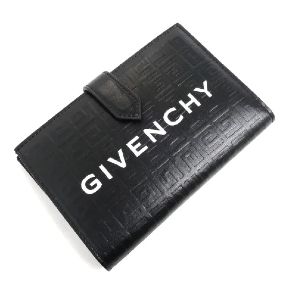 Givenchy Pre-owned Leather wallets Black Dames