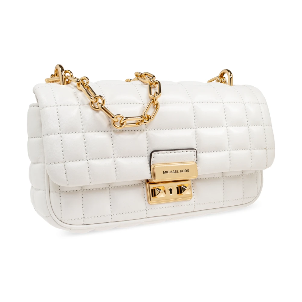 Michael Kors Schoudertas Tribeca White Dames