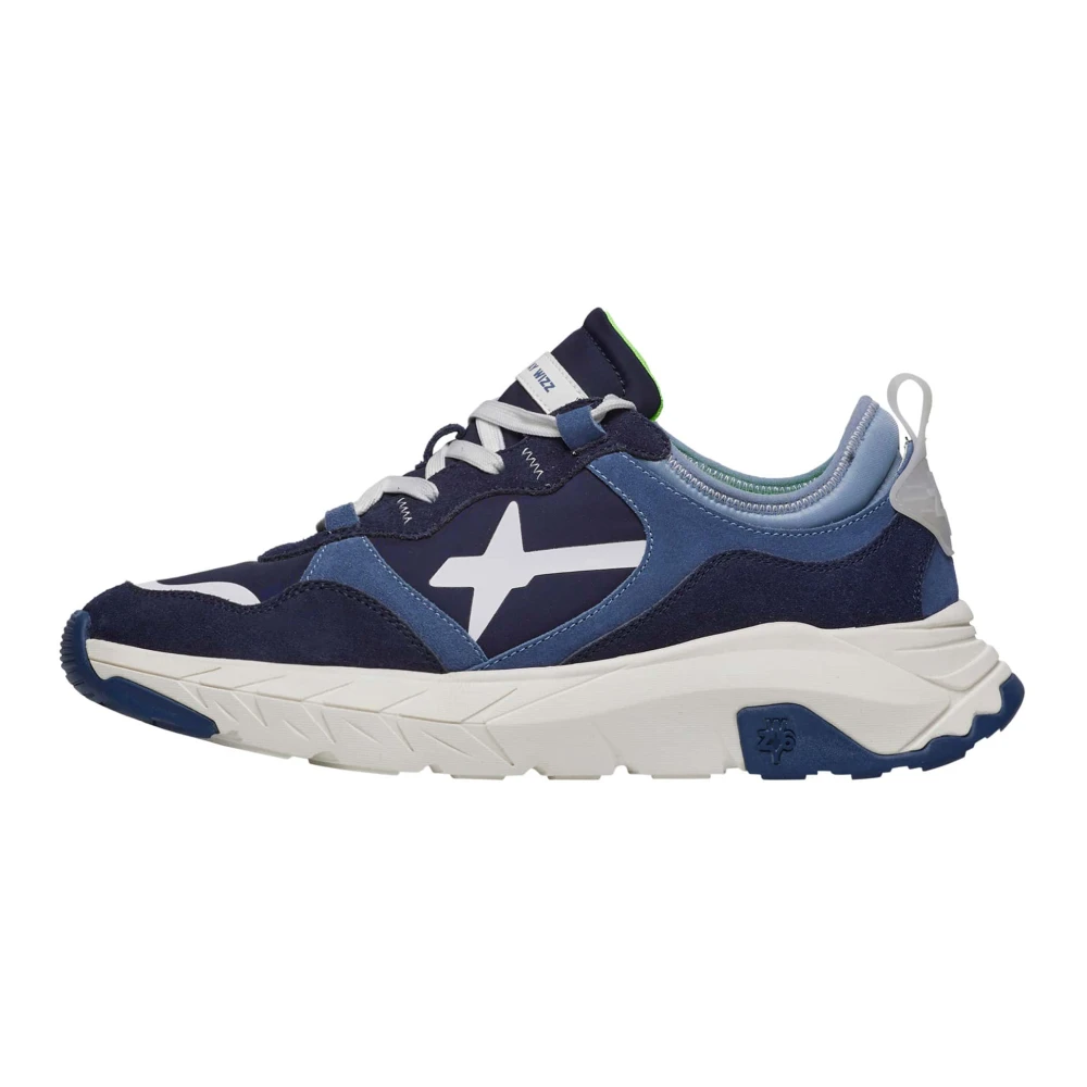 W6Yz Suede and technical fabric sneakers Next-M. Heren Schoenen Blauw