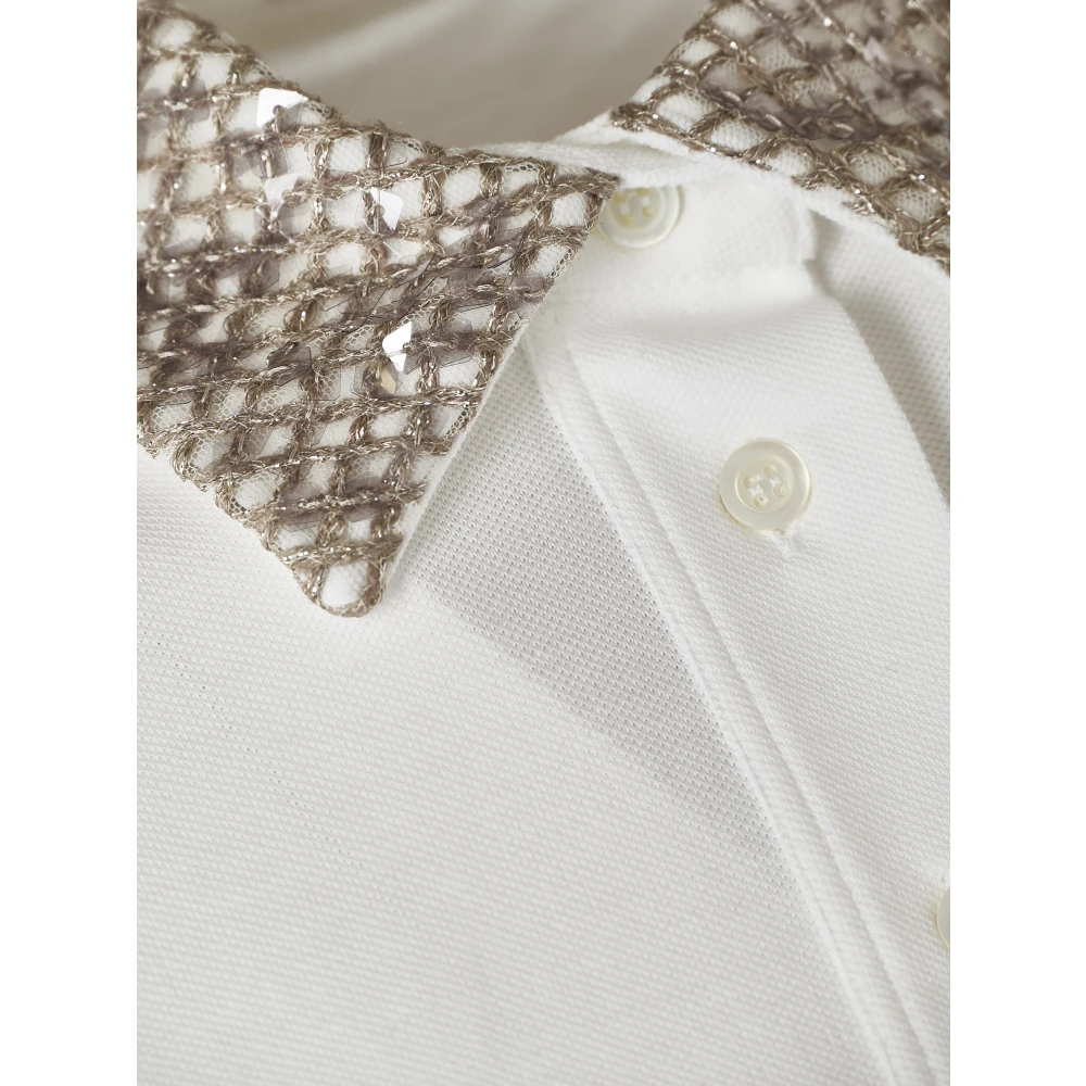 BRUNELLO CUCINELLI Witte Polo T-shirts en Polos White Dames