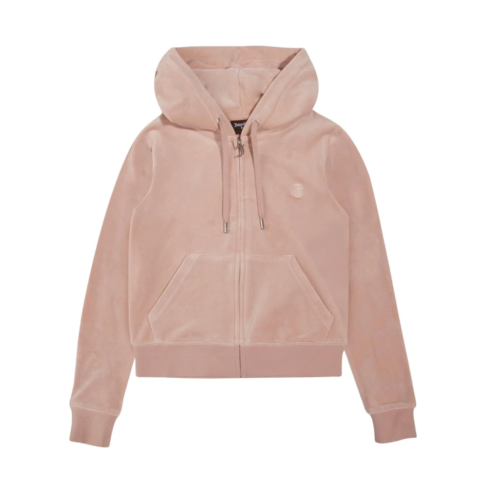 Juicy Couture Robertson Hoodie van polyester stretchstof Pink Dames