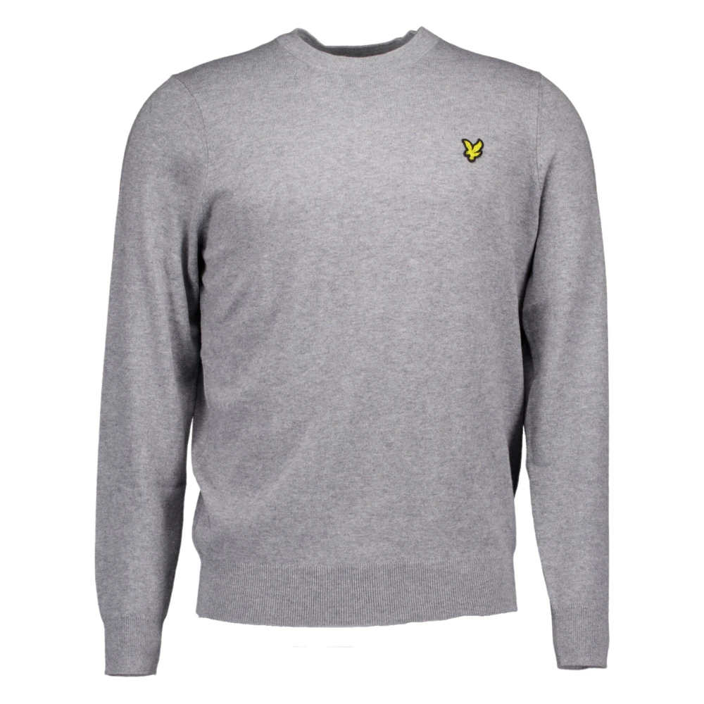 Lyle & Scott Grijze Trui Kn2110v Gray Heren