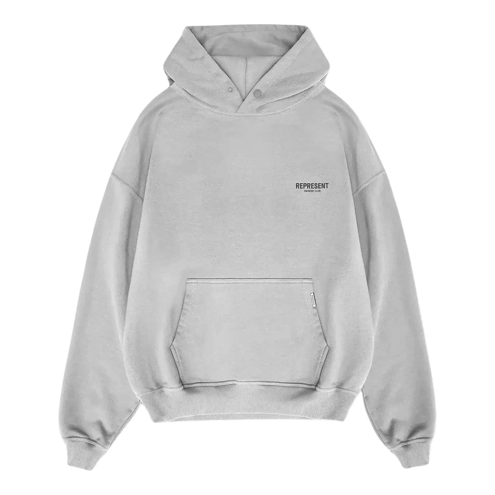 Represent Men's Gray Hoodies, S, Owners Club Hoodie