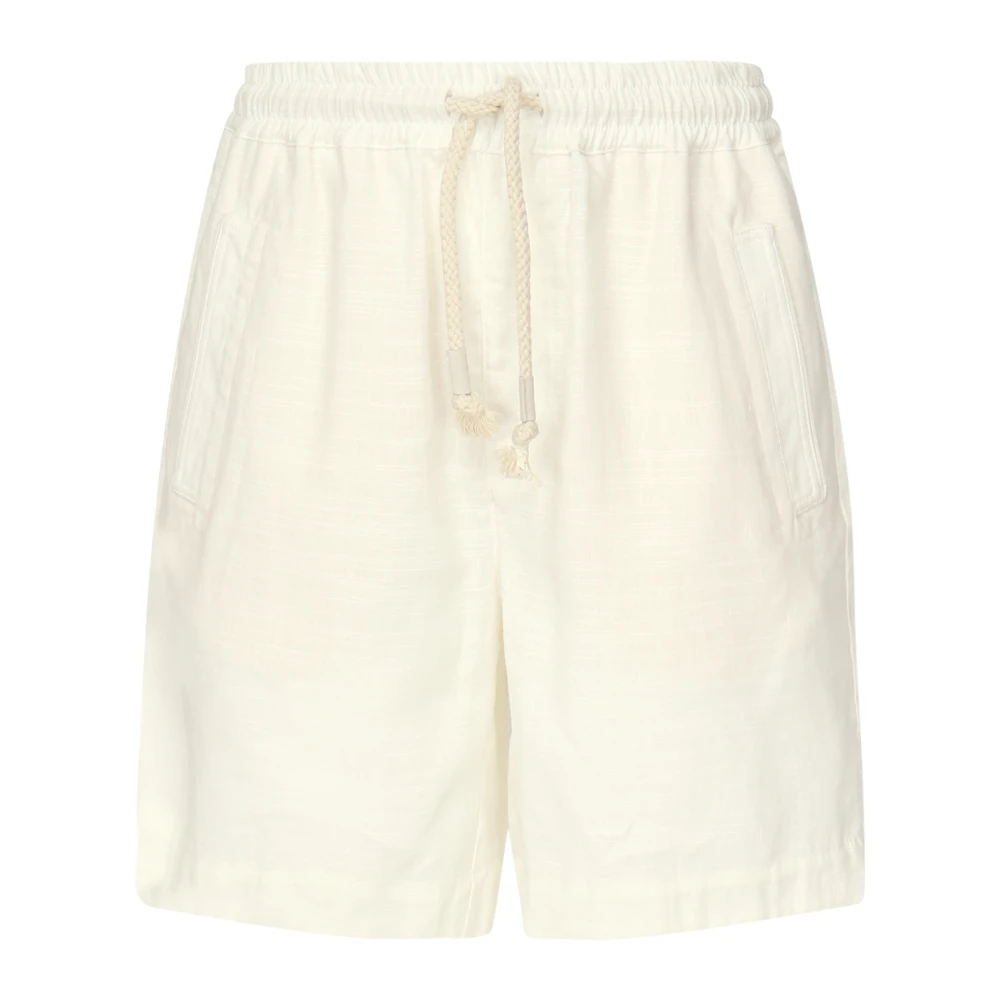 Eleventy Witte Bermuda Shorts voor Mannen White Heren