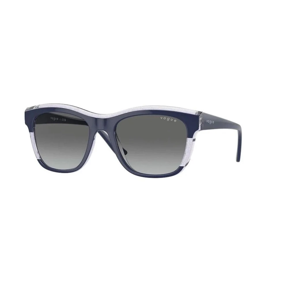 Vogue Women's Blue Resin Frame Classic Sunglasses