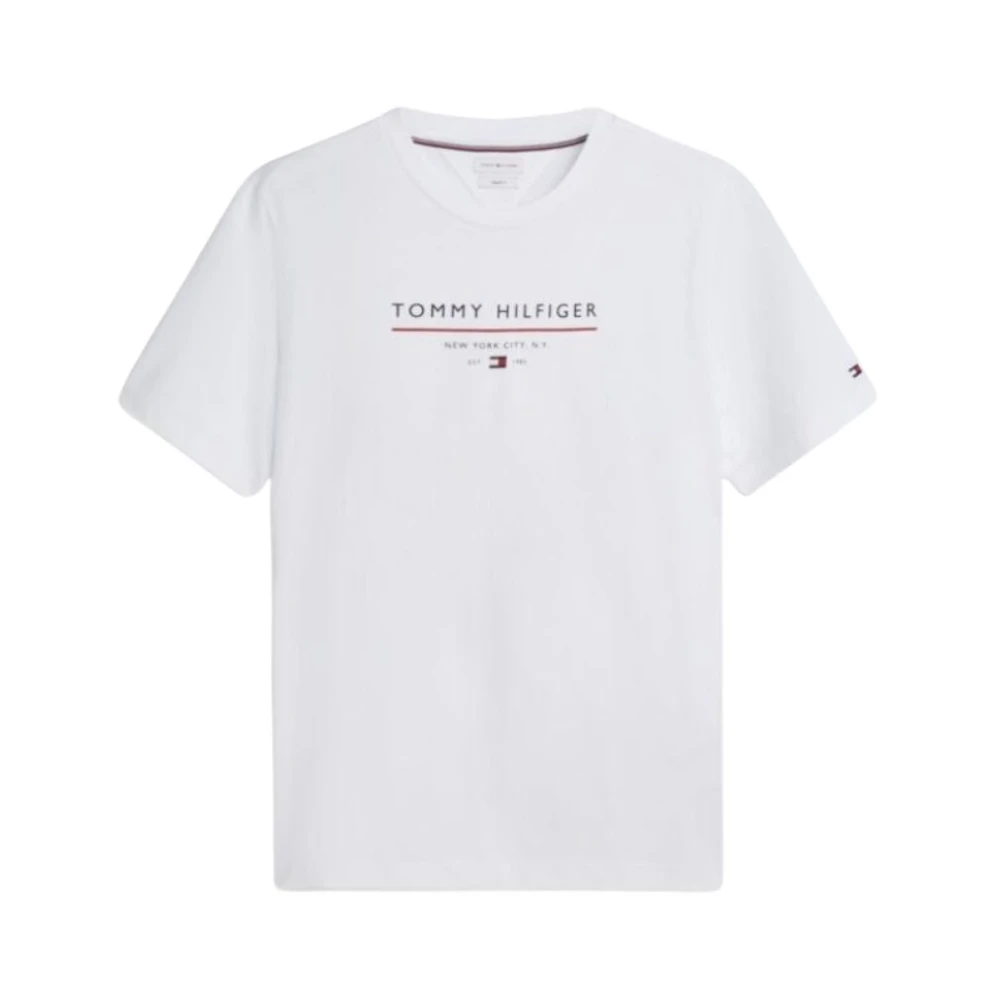 Tommy Hilfiger White Jersey T-Shirt - Image 2