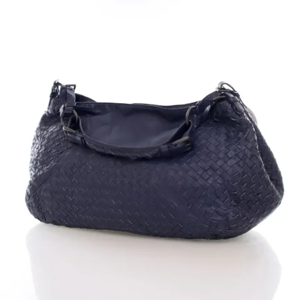 Bottega Veneta Vintage Pre-owned Leather handbags Blue Dames